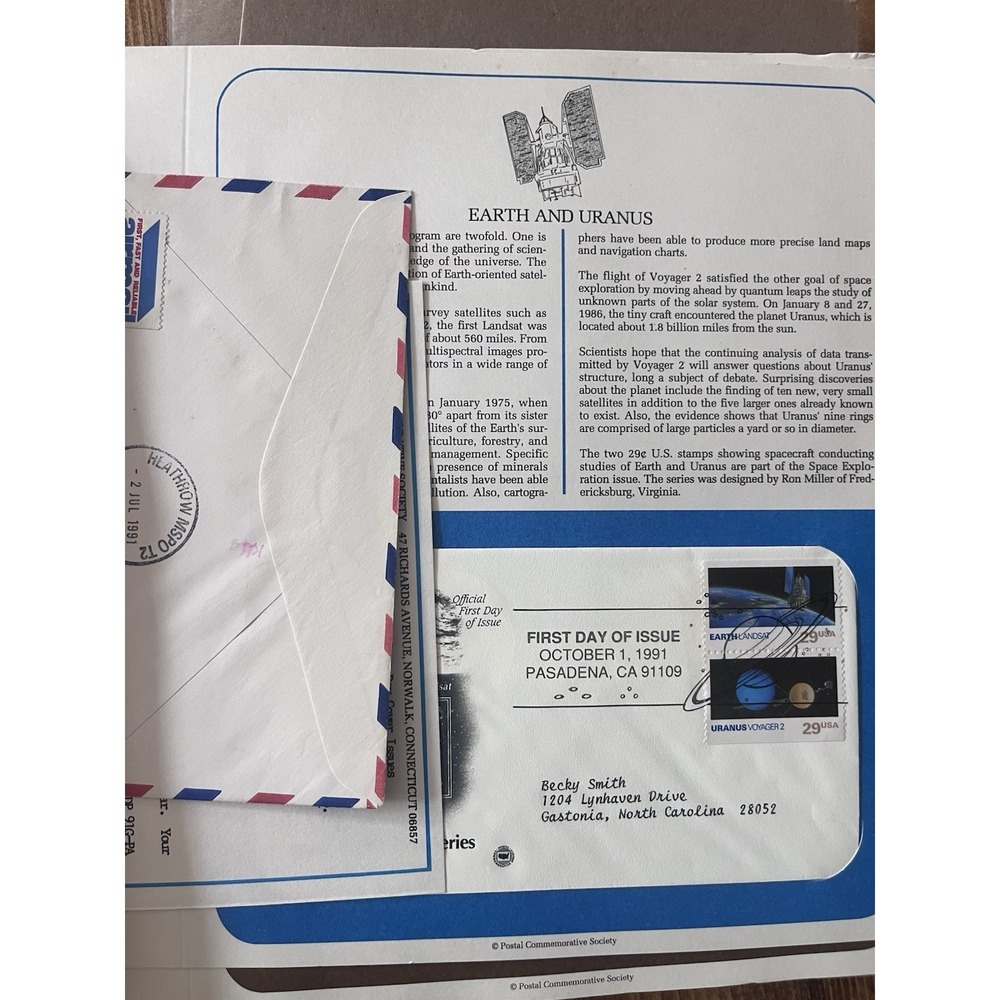 US Postal Comm. Society First Day Covers Book Vintage Stamp Collection Unsorted - Picture 5 of 9